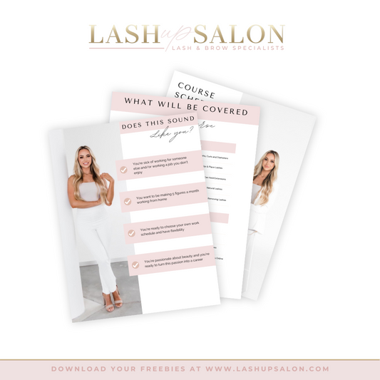 FREE INFO PACKAGE - IN PERSON LASH COURSE